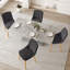 Velvet Dining Chairs With Wooden Legs Set Of 4-206183660-219420475
