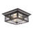 2 - Bulb Outdoor Flush Mount