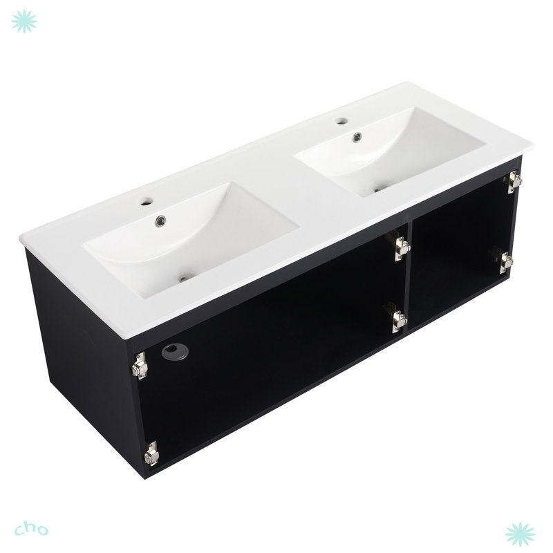 Josalyn 48'' Floating Wall-Mounted Bathroom Vanity