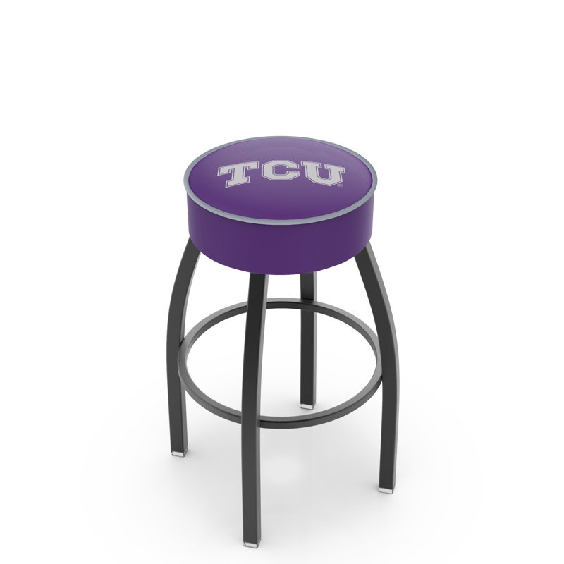 Tabouret de bar et de comptoir NCAA, Texas Christian University, Noir, Tabouret de comptoir (assise de 25 po de hauteur)