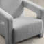 Fauteuil d'appoint rembourré en laine d'agneau moderne-1693209642