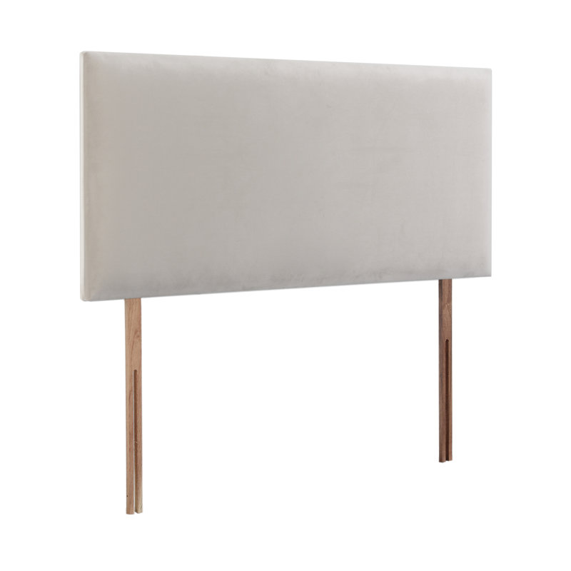 Bedford Upholstered Headboard, Cream, Velvet, Small Double (4')