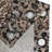 Dakota Fields Leopard Print Grommet Curtain Exotic Wild Cat Skin 50" x 84" Pastel Brown and Pale Grey-1861356248