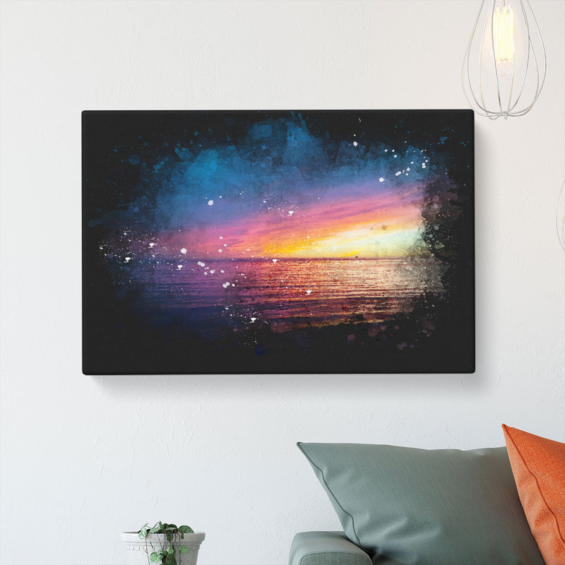 California Sunset - Wrapped Canvas, 40cm H x 60cm W x 3cm D