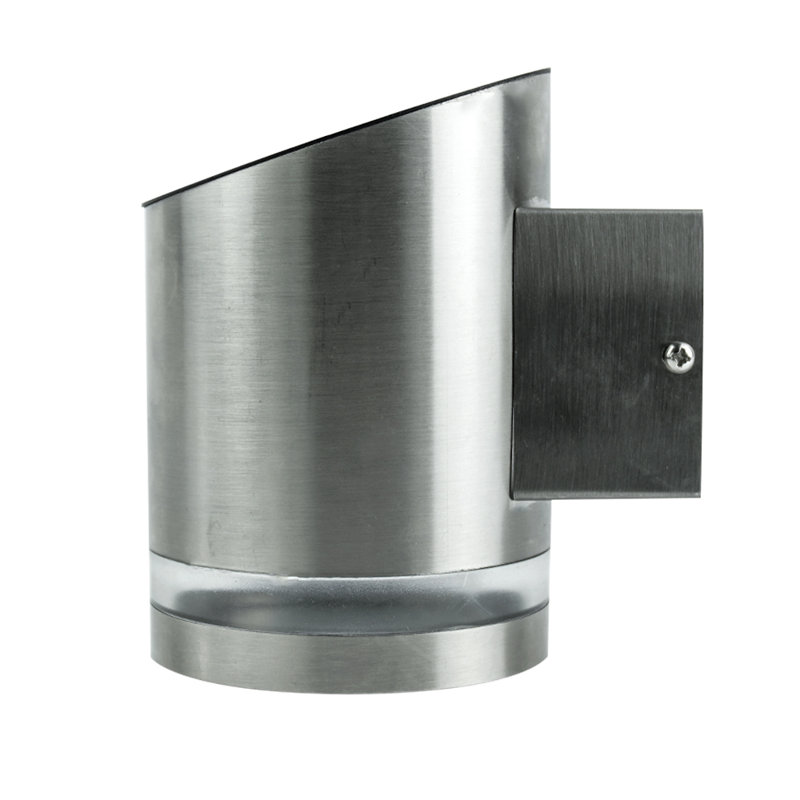 Silver 13cm H Solar Powered Integrated LED Outdoor Flush Mount
