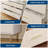 6 Drawer Dresser, Modern White Chest of Drawers with Gold Metal Legs and Handles,Large Double Wooden Dresser for Bedroom