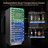 24" 154 Bottle Dual-Zone Freestanding/Built-in Two Shapes of Door Handles Wine Refrigerator