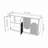 Collynns 58.8" Sideboard Cabinet With Adjustable Shelves And 4 Doors Curved Three-dimensional Texture Sideboard(set Of 2)-1128796006