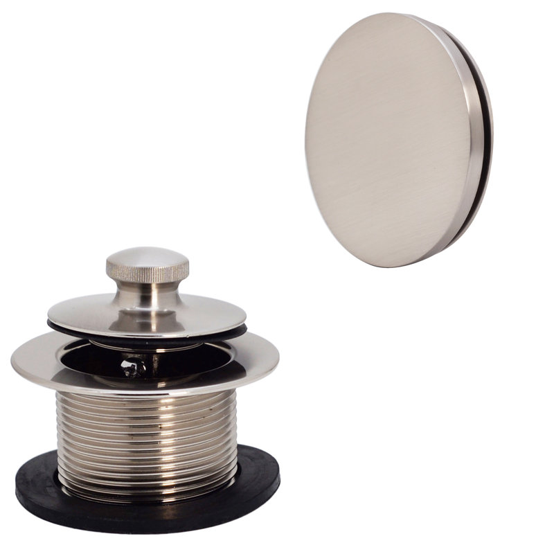 Drain de baignoire Illusionary, Nickel satiné