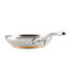Anolon Nouvelle Copper Stainless Steel Induction Frying Pans / Skillet Set, 8 Inch and 9.5 Inch, Silver