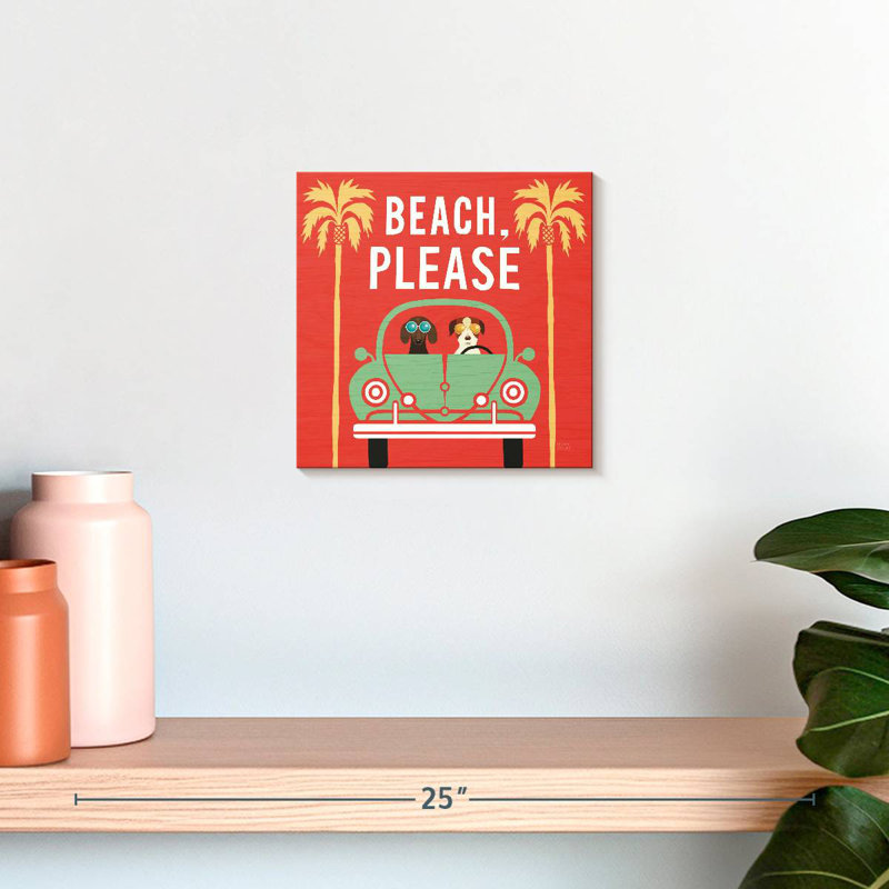 Beach Bums Beetle, 10" H x 10" W