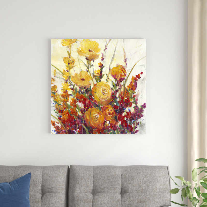 Bouquet mixte I, H 30 po x l 30 po x P 1,25 po