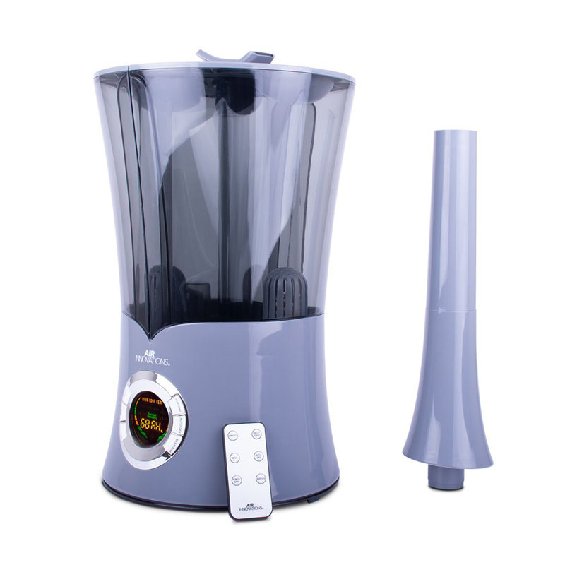 Air Innovations 2.15 gal. Cool Mist Ultrasonic Tabletop Humidifier with Adjustable Humidistat for 700 cu. ft., Platinum