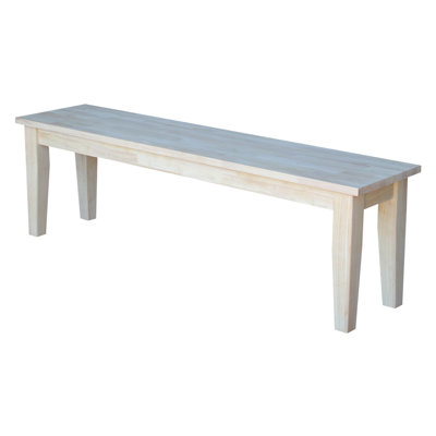 Manatuto Solid Wood Bench