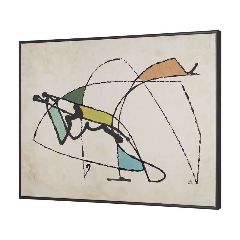Vintage Vibes I By  Studio A Hand Embellished Textured Framed Canvas