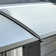 HOMCOM 200cm W x 80cm D Plastic Cover Retractable Door / Window Awning