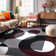 Amirr Geometric Burgundy/Grey/White Area Rug