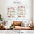 Floral Welcome On Wood Wall Sign-303050166
