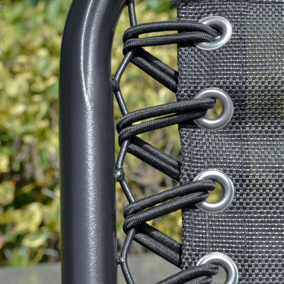 Balancelle couverte pour 2 personnes avec table de rangement pivotante, porte-gobelet et auvent réglable Atay