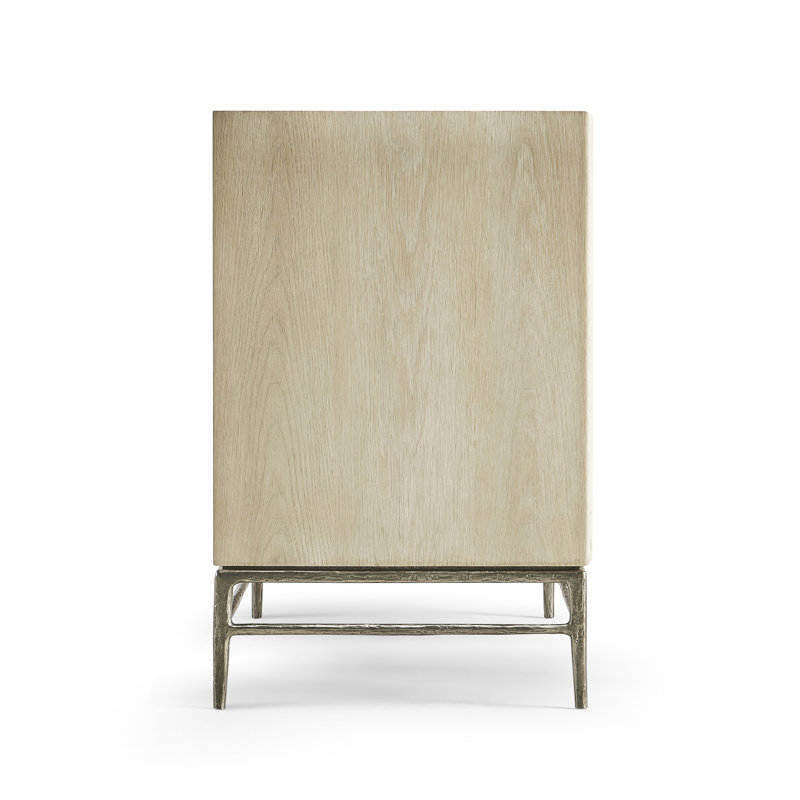 Water 2 - Drawer Solid Wood Nightstand