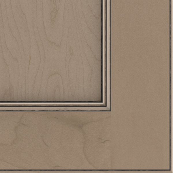 Dwelling Lanning Door Sample, Maple, Thunder w/Onyx Glaze