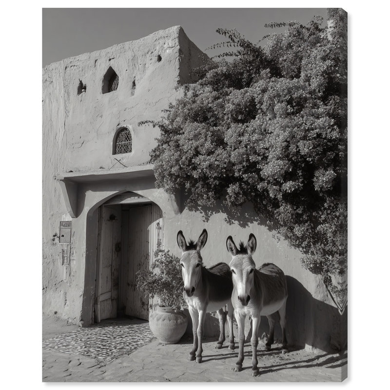 Morning Wait BW Print by Oliver Gal, 30"H x 24"W, Gallery Wrapped