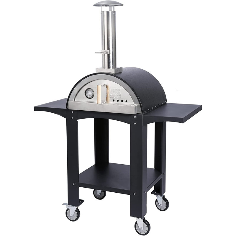 Fresh Grills Stainless Steel Free Standing Wood-Burning Pizza Oven