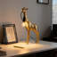 Lampe de table girafe avec ampoule à DEL, veilleuse fantaisiste pour chambre à coucher, salon et bureau