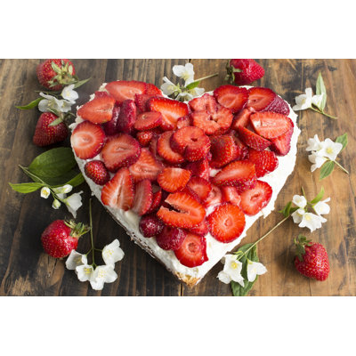 " Cheesecake With Strawberries "
