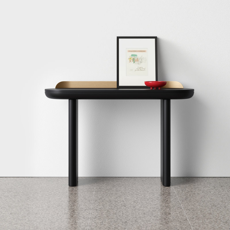 TOV Furniture Braden Black Desk/Console Table, Black
