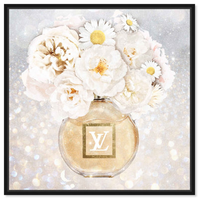 Toile douce et lumineuse, bouquet de fleurs, art floral par Art Remedy
