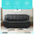 3-Piece Faux Leather Upholstered Living Room Sofa Set-425380549