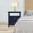 Weston Midnight Blue 2 Drawer Nightstand