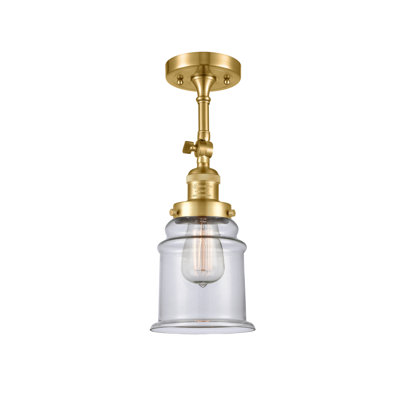 Galaviz Glass Semi Flush Mount