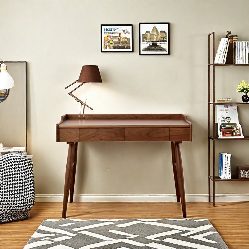 Commode en bois massif, Noyer