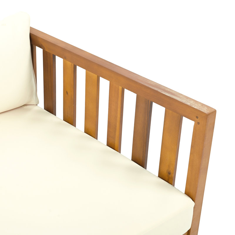 CLAREMONT 3 SEATER DAYBED (BEIGE), Beige, Teak