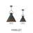 Dax Large One-Light Indoor Single Cone Pendant-332636176-332636177