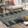 Annette Floral Royal/Ivory Area Rug
