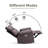Large Widened Recliner with Heating Massage, Retro PU Leather Massage Recliner with Cup Holder and Side Pockets-2017327071