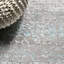 Tapis gris / turquoise Saulsberry Modern Strie-829151996