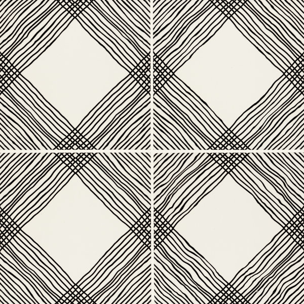 Rothko 9" x 9" Ceramic Wall & Floor Tile in Linear Squares