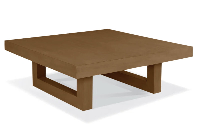 Naples Solid Wood Cocktail Table, Driftwood