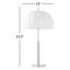 Lampe de table en bois massif Sochi