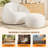 360° Rotating Shell Compression Lazy Sofa with Ottoman - Removable Breathable Plush Chaise Lounge for Living Room-353334623