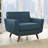 Carson Carrington Sigtuna Wooden Leg Mid-century Armchair-827474669
