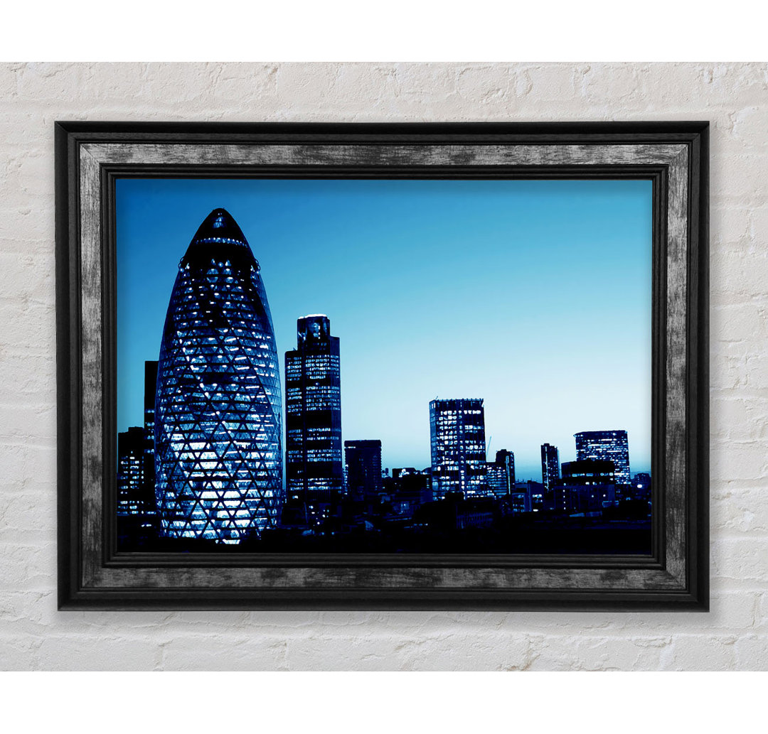 London The GherkIn Blue Cast - Druck