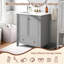 Ensemble de meuble-lavabo avec lavabo en céramique-1427922046