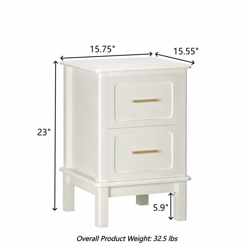 Table de chevet l 15,75 po