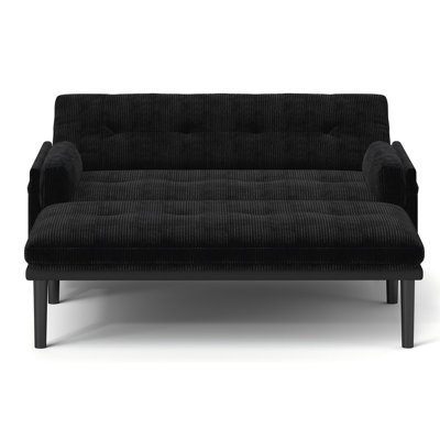 Velvet 2 seater sofa sleeper bed with recline fuction
