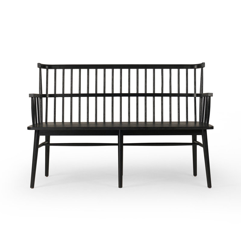 Aspen Bench, Matte Black
